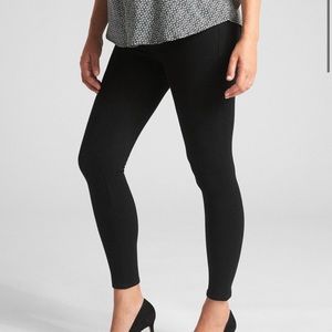 Gap maternity knit jeggings 28 black